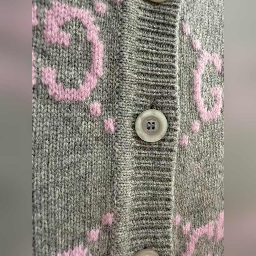 Gucci GG crew neck cardigan sweater - Picture 8 of 12
